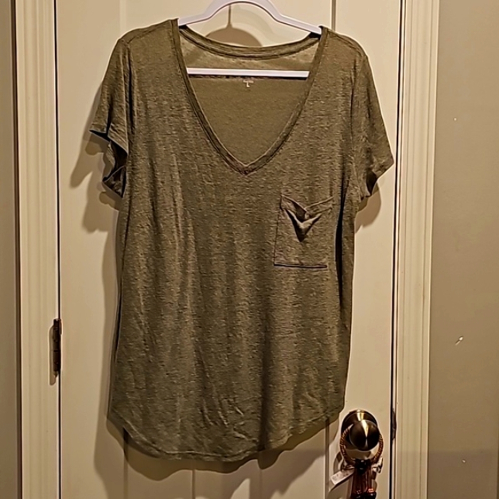 Womens sz large green Mossimo tshirt